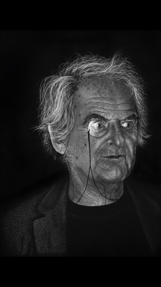 Portræt af Peter Ingemann malet af kunstneren Stinne Fuglsbjerg